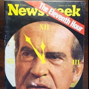 August 12, 1974 Newsweek - The Eleventh Hour - Nixon - Midwest Dust Bowl